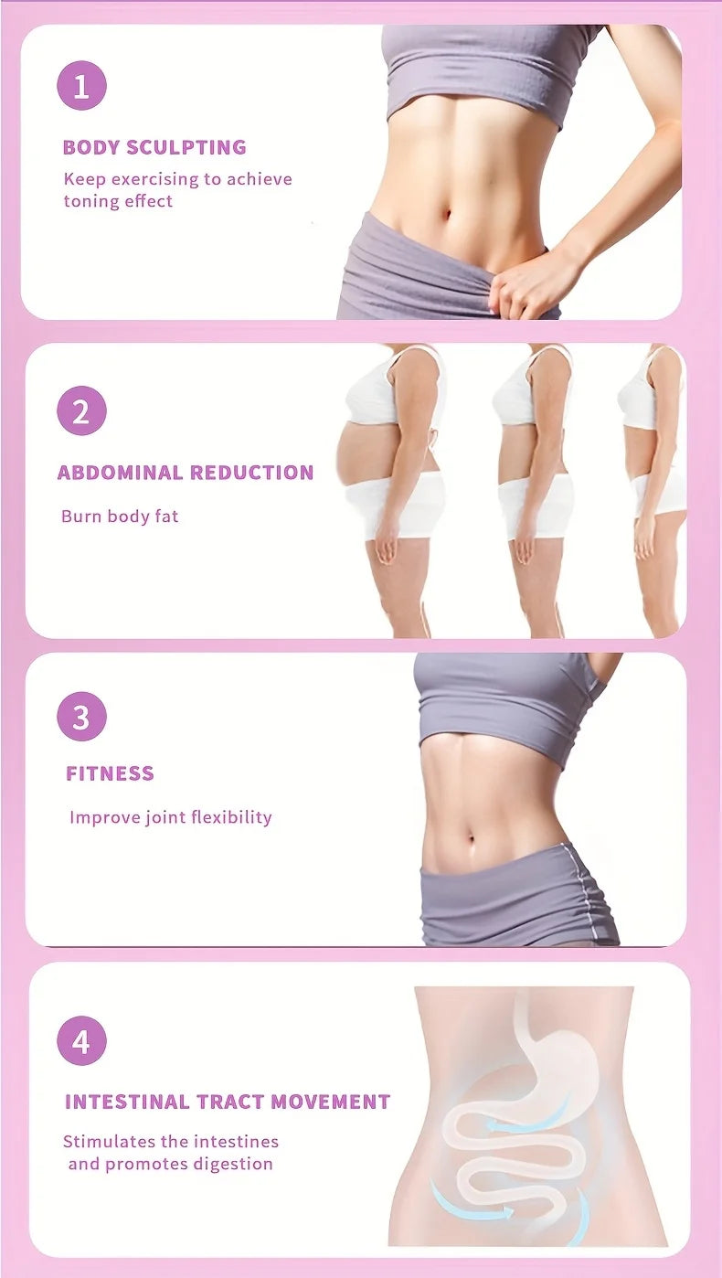 Círculo de ejercicios y masaje multiseesiones ajustable y desmontable, círculo de entrenamiento de cintura y Pilates 2 en 1 para fitness
