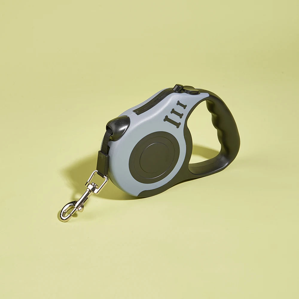 Correa para perros de 3m y 5m para perros pequeños, medianos y grandes, gatos, automática, retráctil, nailon fuerte, Schnauzer de plomo para cachorros, suministros para mascotas