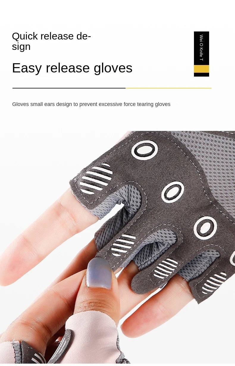 Guantes deportivos antideslizantes para hombre y mujer, guantes de Yoga para entrenamiento de culturismo, levantamiento de pesas, 1 par