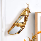 1 unidad, material de resina, langosta dorada, decoración del hogar, colgante de pared, casa de animales para fiesta familiar, adorno colgante creativo