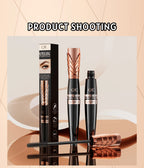 Máscara de pestañas resistente al agua 5D, extensión de pestañas, máscara de fibra de seda gruesa, maquillaje femenino, herramientas cosméticas para ojos para regalos