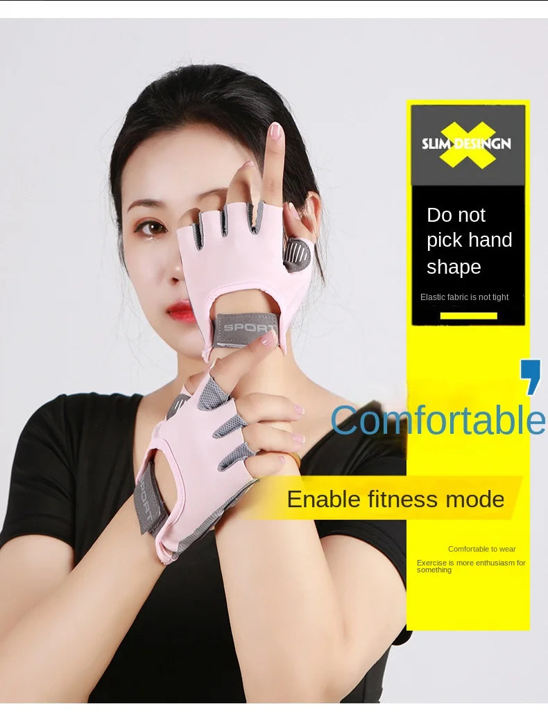 Guantes deportivos antideslizantes para hombre y mujer, guantes de Yoga para entrenamiento de culturismo, levantamiento de pesas, 1 par