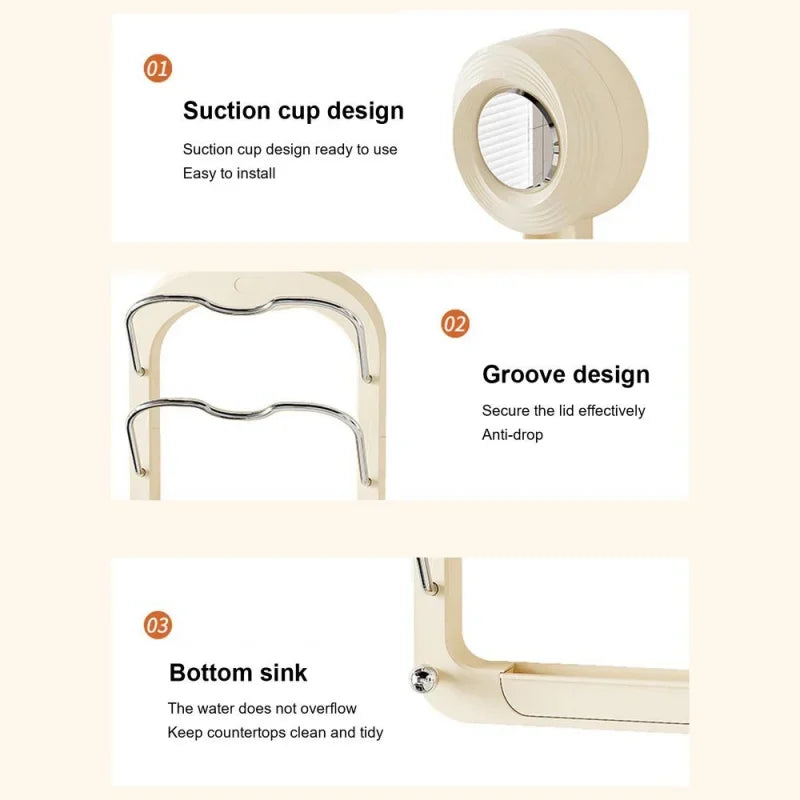 Estante organizador de cocina para colgar en la pared, estante para cubrir ollas, tapa de olla multicapa, estante multifuncional de Metal, estante de almacenamiento para tapas de ollas