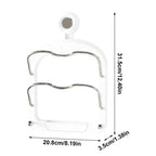 Estante organizador de cocina para colgar en la pared, estante para cubrir ollas, tapa de olla multicapa, estante multifuncional de Metal, estante de almacenamiento para tapas de ollas