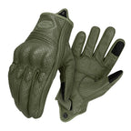 Guantes de Moto transpirables para motocicleta, Guantes de cuero para Motocross, Guantes de ciclismo para motorista, Guantes para montar en Moto con pantalla táctil