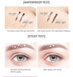 Crema de estilismo para cejas, Gel transparente resistente al agua, fijación de larga duración, maquillaje Natural, crema cosmética líquida transparente para estilizar cejas