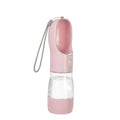 Dispensador portátil de botellas de agua para perros 2 en 1, alimentador de agua y comida para mascotas, cuencos para caminar al aire libre, senderismo, para gatos pequeños y perros