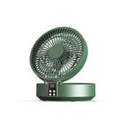 Ventilador portátil con Control remoto para colgar en la pared, ventilador plegable eléctrico recargable por Usb, luz nocturna, Enfriador de aire para el hogar, nuevo, 2023
