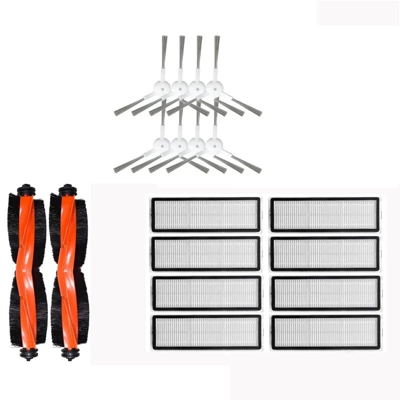Compatible con Xiaomi Robot aspirador X20 + / X20 Plus, piezas de repuesto, accesorios, Cepillo Lateral principal, filtro Hepa, paño de mopa, bolsa para polvo