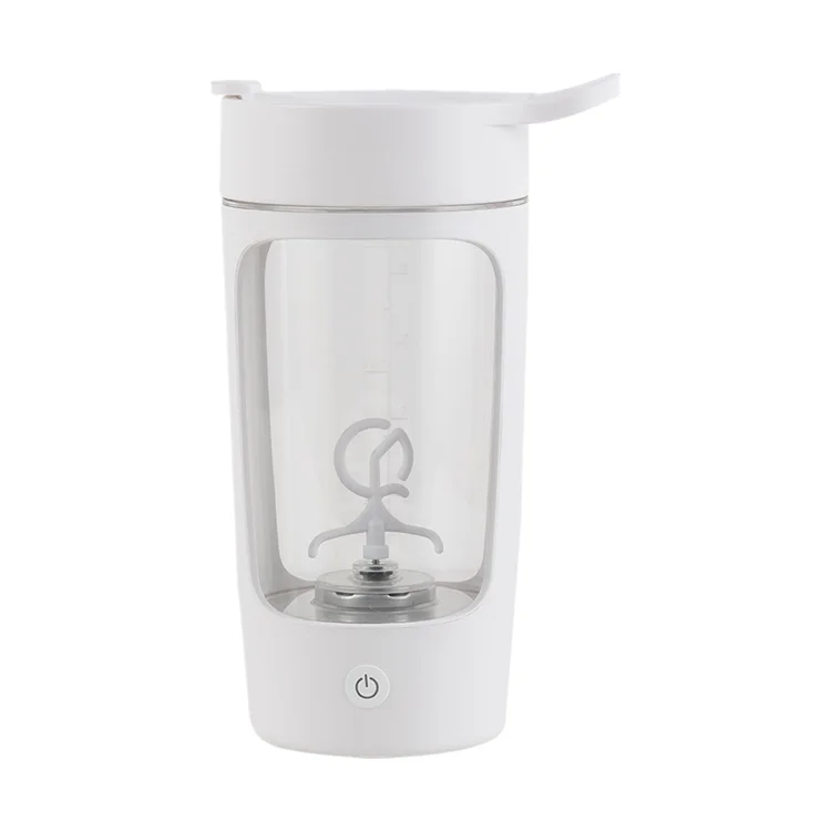 Botella agitadora eléctrica portátil, mezclador de proteínas en polvo, Fitness, Vaso Mezclador automático, taza agitadora, botella de agua deportiva, 650ML