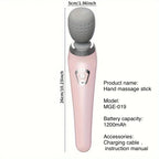 Nuevo Masajeador portátil de mano, recargable por USB, multifuncional, pistola de masaje de cuerpo completo, relajante, cuello, espalda, piernas y cintura