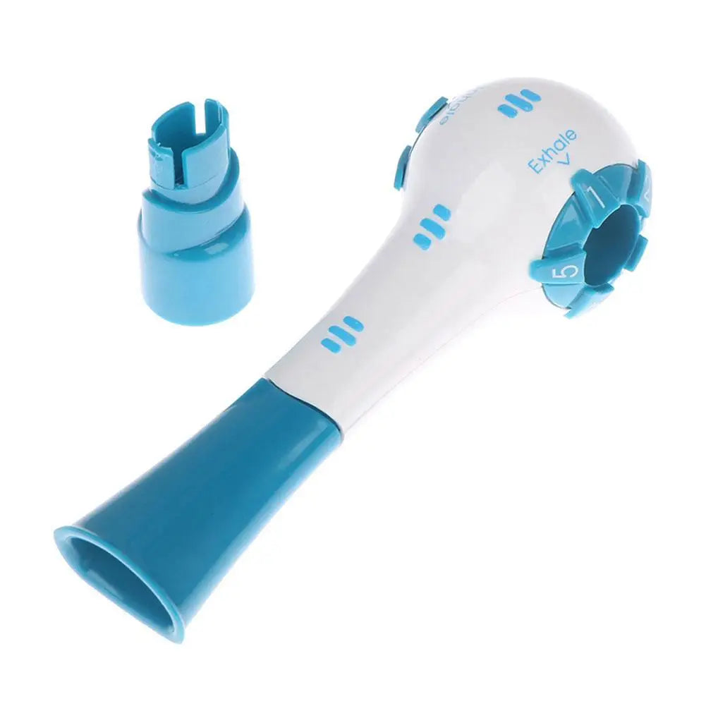 Entrenador de respiración, herramienta de entrenamiento de expansión pulmonar portátil de resistencia ajustable, aumenta la capacidad pulmonar, ejercitador Abdominal para correr