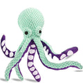 Juguete de pulpo de peluche para mascotas, sonido interactivo, antidemolición, hogar, perro grande y pequeño, compañero de aburrimiento, juguete para perros