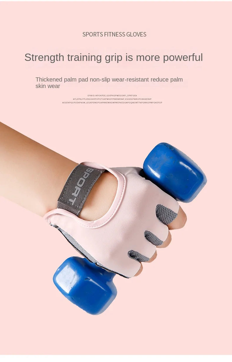 Guantes deportivos antideslizantes para hombre y mujer, guantes de Yoga para entrenamiento de culturismo, levantamiento de pesas, 1 par