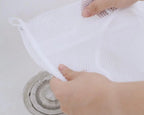 Bolsa de almacenamiento de ropa sucia, cesta con marco, cubo de malla plegable para lavandería, baño, colgante de pared, organizador de ropa para el hogar con gancho