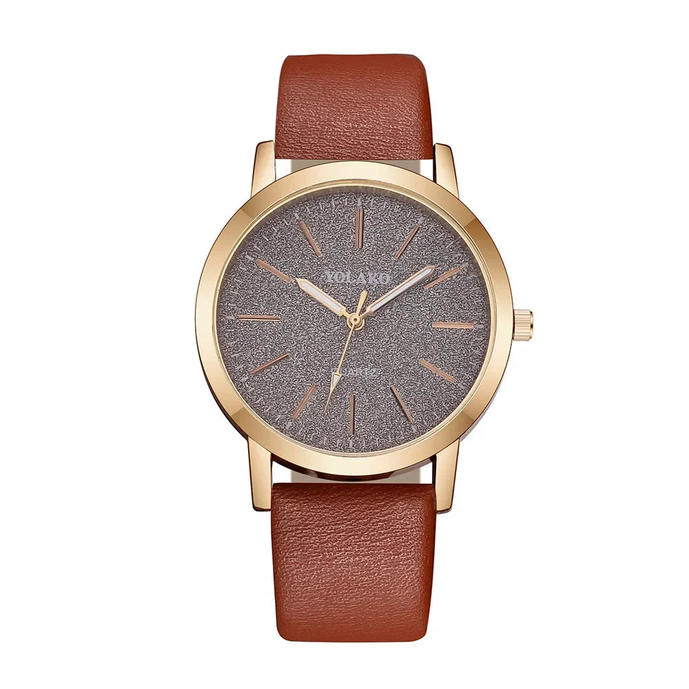 Relojes de marca de lujo para mujer, reloj de cuero a la moda para mujer, relojes de pulsera de cuarzo para mujer, reloj para mujer