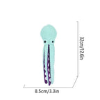 Juguete de pulpo de peluche para mascotas, sonido interactivo, antidemolición, hogar, perro grande y pequeño, compañero de aburrimiento, juguete para perros