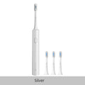 Juego de cepillos de dientes eléctricos sónicos Xiaomi MIJIA T302, 4 cabezales de cepillo, IPX8, resistente al agua, carga inalámbrica, cepillo de dientes electrónico