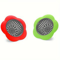 Colador de fregadero de cocina de silicona, tapón de red de filtro de drenaje antiobstrucción para desagües de 4,5 pulgadas de diámetro, evita zuecos y bloques, 2 uds.