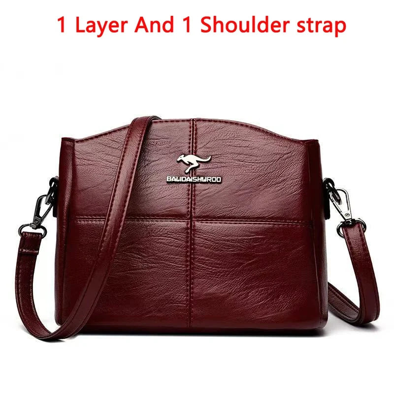 Bolso de mano bordado para mujer, bolsos de cuero de alta calidad para mujer, bolso de hombro para mujer, bolsos cruzados pequeños para mujer, bolso principal 2024