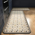 Alfombra de cocina con estampado absorbente, alfombra antideslizante para pasillo, alfombras largas para sala de estar, dormitorio, entrada, felpudo para baño