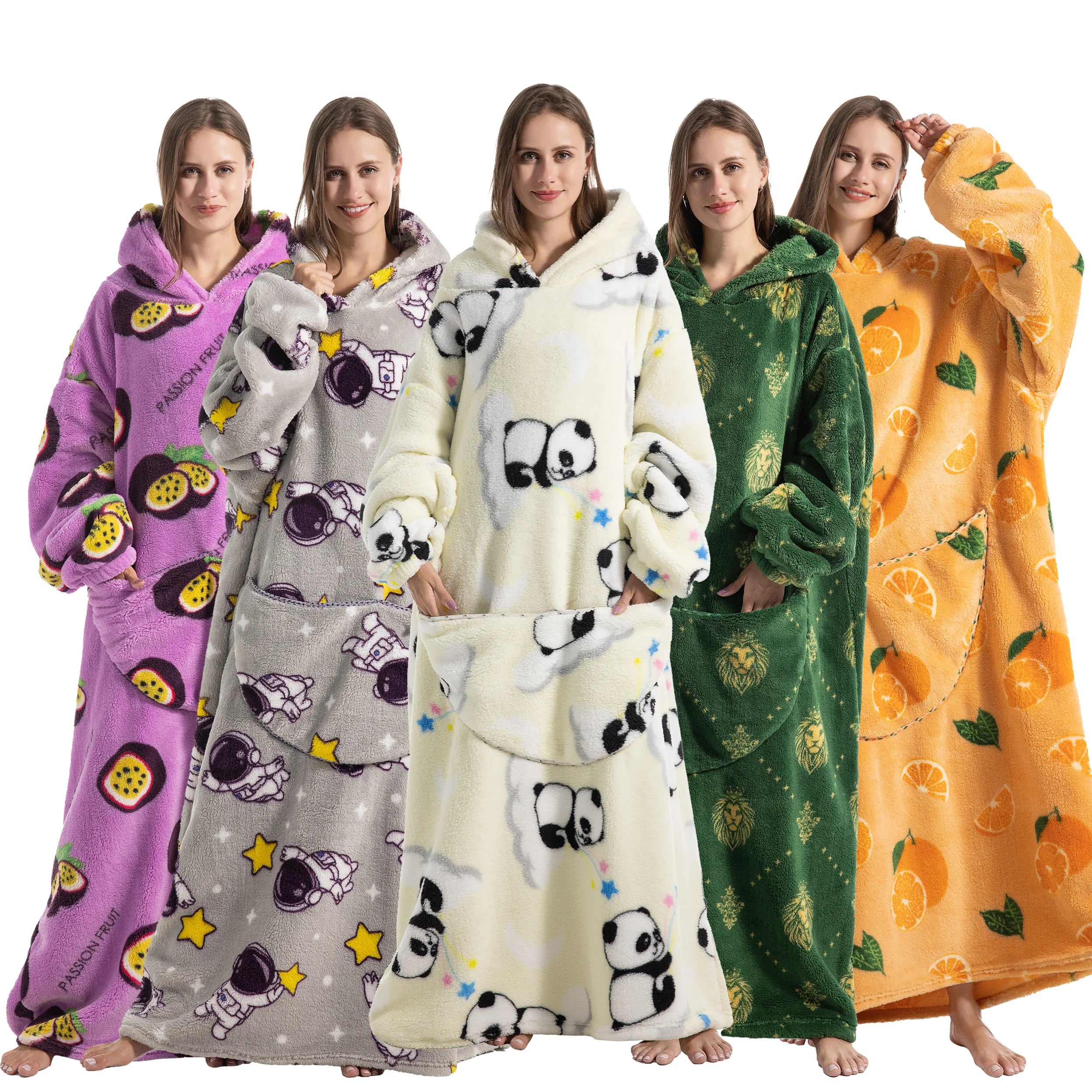 2023 nueva manta usable de TV de gran tamaño Extra larga cálida lana de felpa invierno Sherp Sudadera con capucha hombres mujeres sudadera suave regalos
