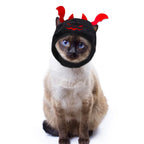 Disfraz de Halloween para perro y gato, Disfraces para perros pequeños, sombrero de murciélago, suministros para mascotas