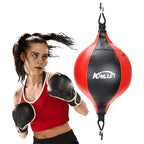 Bola de boxeo de calidad PU, bolsa de boxeo de pera, bolas de velocidad de reacción, entrenamiento de Fitness, bola colgante de velocidad de boxeo