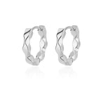 Pendientes redondos elegantes para mujeres y niñas, aretes de aro de acero inoxidable de lujo, joyería estética de compromiso de boda Vintage