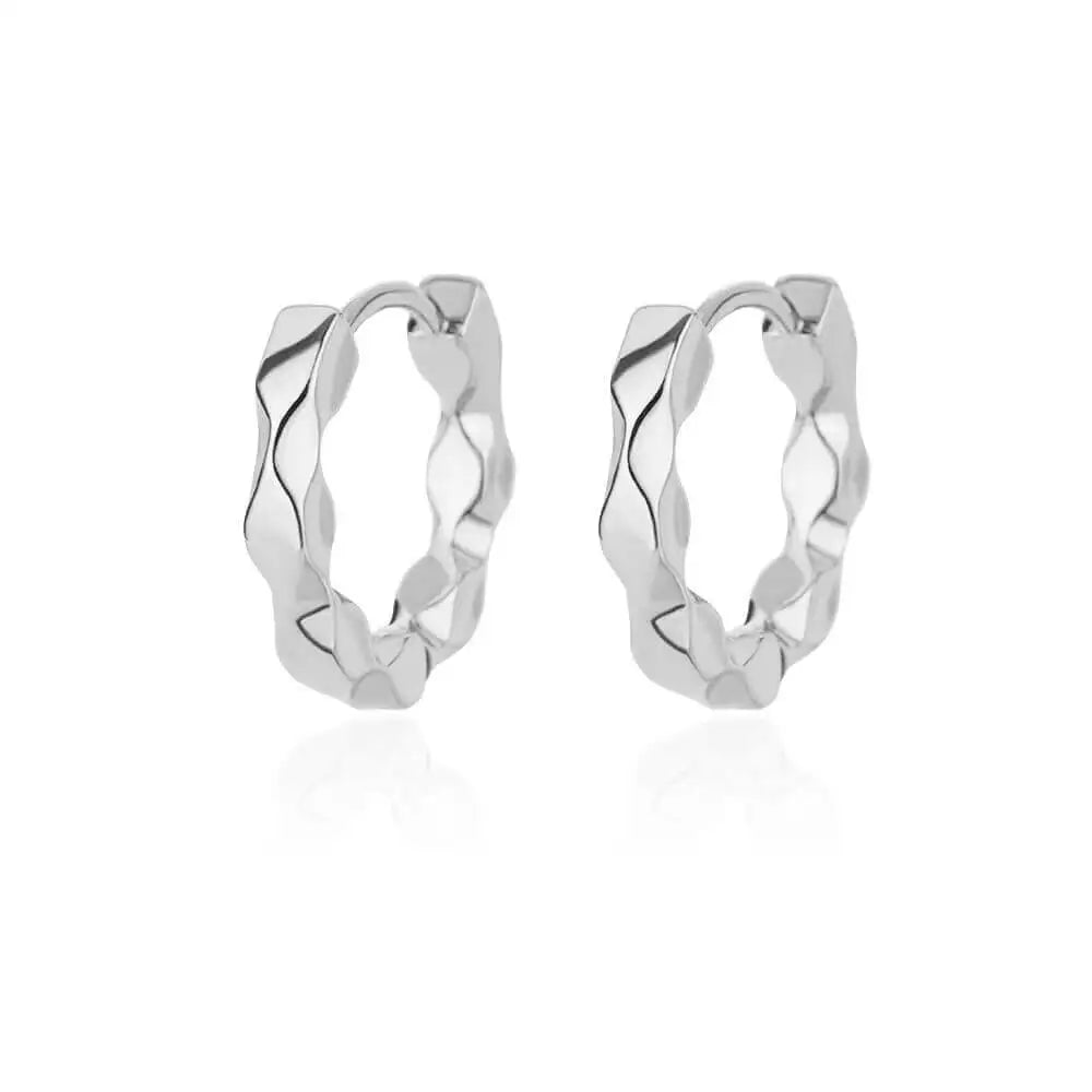 Pendientes redondos elegantes para mujeres y niñas, aretes de aro de acero inoxidable de lujo, joyería estética de compromiso de boda Vintage