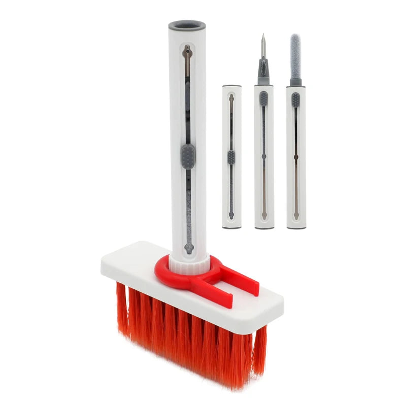 Kit de cepillo de limpieza de teclado 5 en 1, extractor de teclas, limpiador de auriculares para Airpods Pro 1 2 3, caja de auriculares Bluetooth, herramientas de limpieza