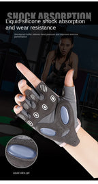 Guantes deportivos antideslizantes para hombre y mujer, guantes de Yoga para entrenamiento de culturismo, levantamiento de pesas, 1 par