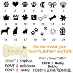 Etiqueta de identificación de mascota, llavero grabado gratis personalizado para gato, cachorro, perro, llavero colgante, pata de hueso, accesorios para mascotas