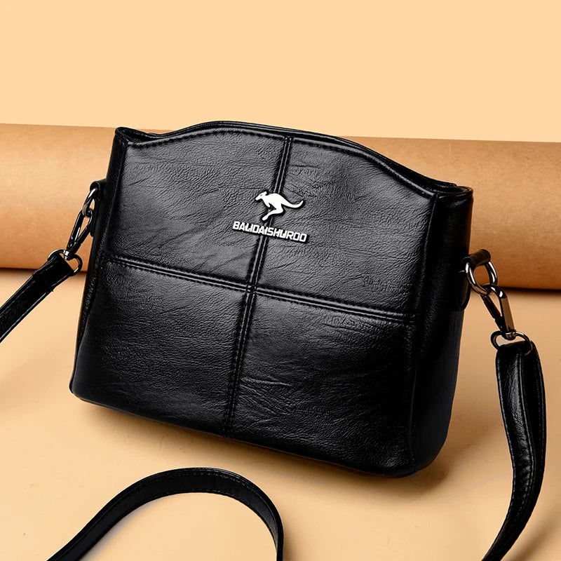 Bolso de mano bordado para mujer, bolsos de cuero de alta calidad para mujer, bolso de hombro para mujer, bolsos cruzados pequeños para mujer, bolso principal 2024
