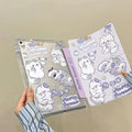 Estuche de gato bonito tipo 3 + Y con portalápices para IPad 2025 11th A16 Pro Air 13 11 M3 M2 M4 2025 12,9 "9 8 7 6 5 4 10Th Mini 7 6