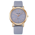 Relojes de marca de lujo para mujer, reloj de cuero a la moda para mujer, relojes de pulsera de cuarzo para mujer, reloj para mujer