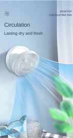Ventilador portátil con Control remoto para colgar en la pared, ventilador plegable eléctrico recargable por Usb, luz nocturna, Enfriador de aire para el hogar, nuevo, 2023