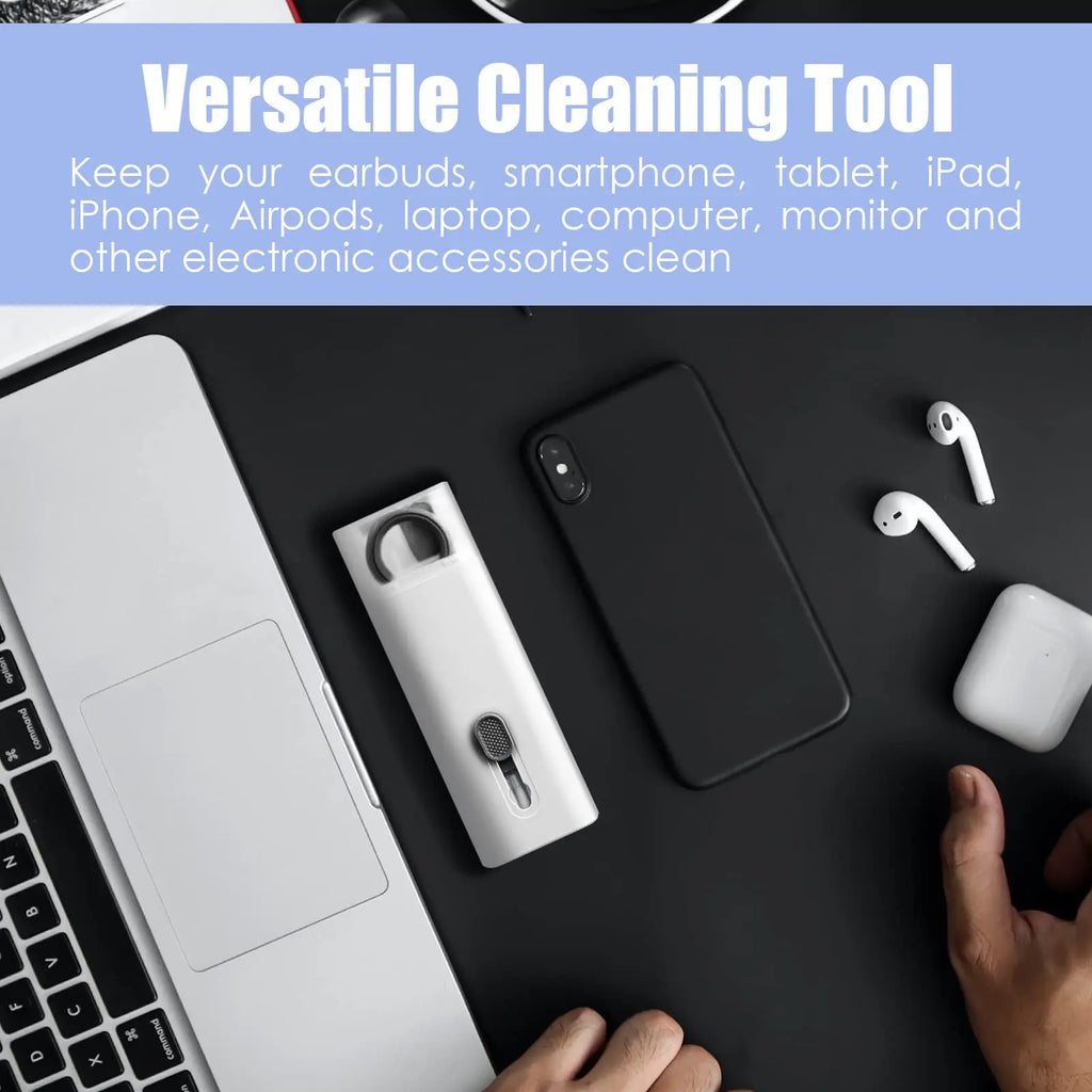 Kit de cepillo de limpieza de teclado 5 en 1, extractor de teclas, limpiador de auriculares para Airpods Pro 1 2 3, caja de auriculares Bluetooth, herramientas de limpieza