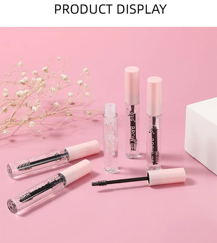 Crema de estilismo para cejas, Gel transparente resistente al agua, fijación de larga duración, maquillaje Natural, crema cosmética líquida transparente para estilizar cejas