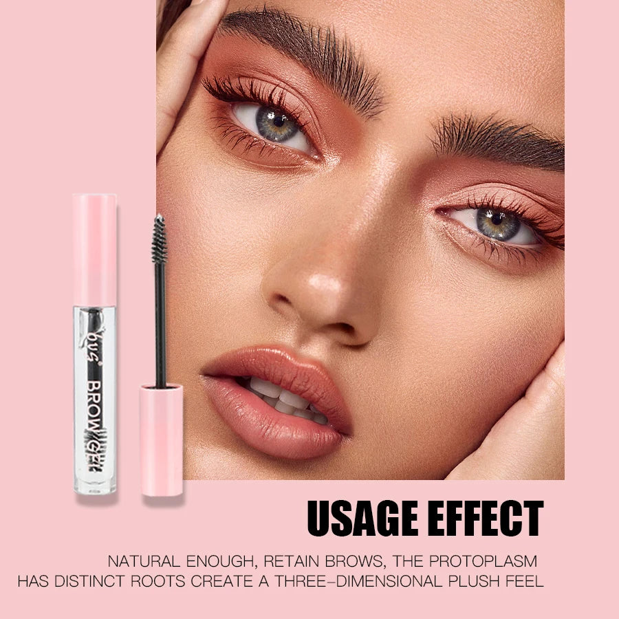 Crema de estilismo para cejas, Gel transparente resistente al agua, fijación de larga duración, maquillaje Natural, crema cosmética líquida transparente para estilizar cejas