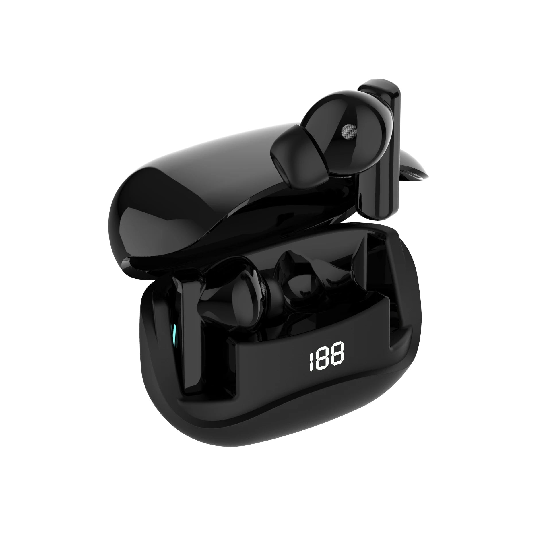 Auriculares Bluetooth inalámbricos verdaderos de alta calidad TWS Mate60, tiempo de reproducción de 12 horas, sonido nítido con pantalla LED de batería