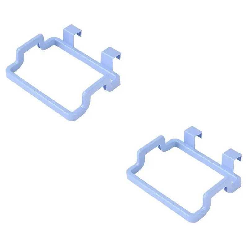 Estante de basura, soporte para bolsa de basura, puerta trasera de armario, bolsa de basura para cocina, organizador de cocina colgante para armario