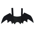 Conjunto de disfraz de murciélago negro para mascotas de Halloween con ala de máscara para gatos, perros, Cosplay creativo, suministros para fiesta de Halloween para mascotas