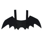 Conjunto de disfraz de murciélago negro para mascotas de Halloween con ala de máscara para gatos, perros, Cosplay creativo, suministros para fiesta de Halloween para mascotas