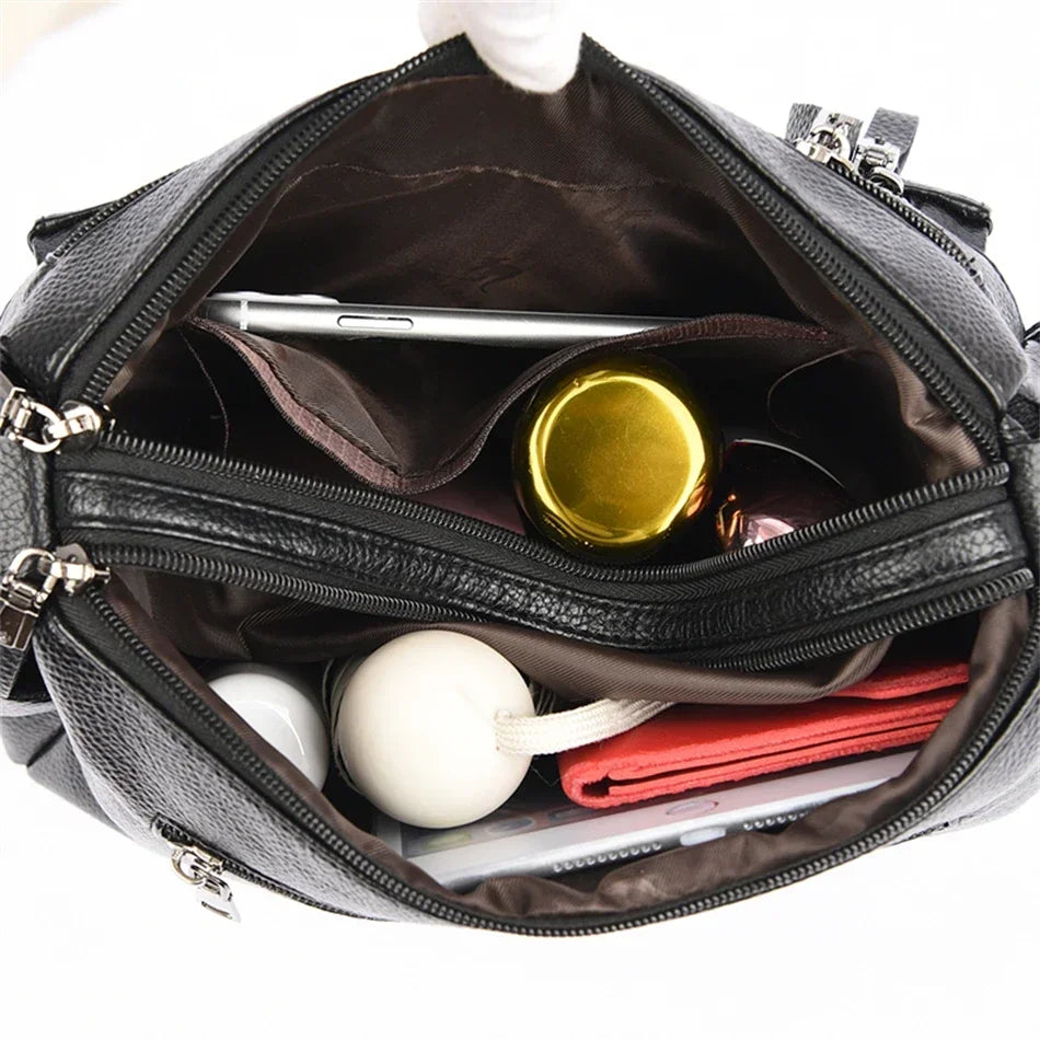 Bolso de mano bordado para mujer, bolsos de cuero de alta calidad para mujer, bolso de hombro para mujer, bolsos cruzados pequeños para mujer, bolso principal 2024