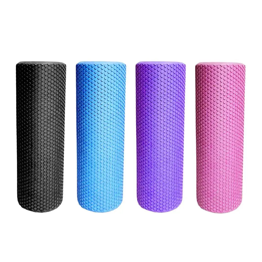 Rodillo de Yoga redondo, cilindro de espuma EVA, rodillo Hexagonal para ejercicio de Pilates, entrenamientos en casa mejorados, diámetro de 9,5 cm de longitud 29,7 cm