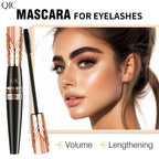 Máscara de pestañas resistente al agua 5D, extensión de pestañas, máscara de fibra de seda gruesa, maquillaje femenino, herramientas cosméticas para ojos para regalos