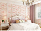 Papel tapiz europeo autoadhesivo flor pastoral pegatinas de pared de lujo autoadhesivo dormitorio sala de estar pared de fondo del hogar wal
