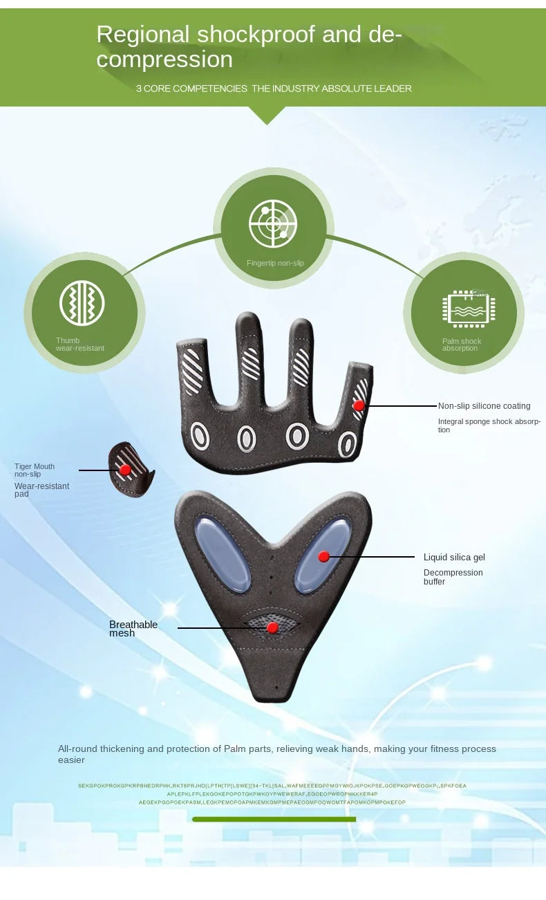 Guantes deportivos antideslizantes para hombre y mujer, guantes de Yoga para entrenamiento de culturismo, levantamiento de pesas, 1 par