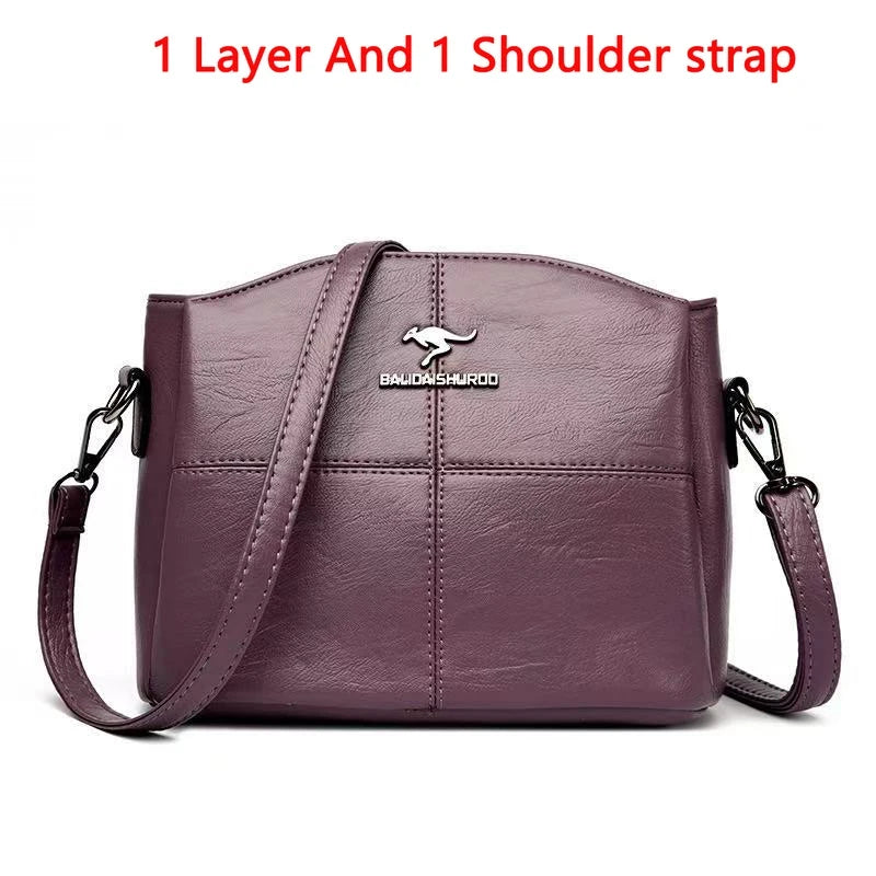 Bolso de mano bordado para mujer, bolsos de cuero de alta calidad para mujer, bolso de hombro para mujer, bolsos cruzados pequeños para mujer, bolso principal 2024